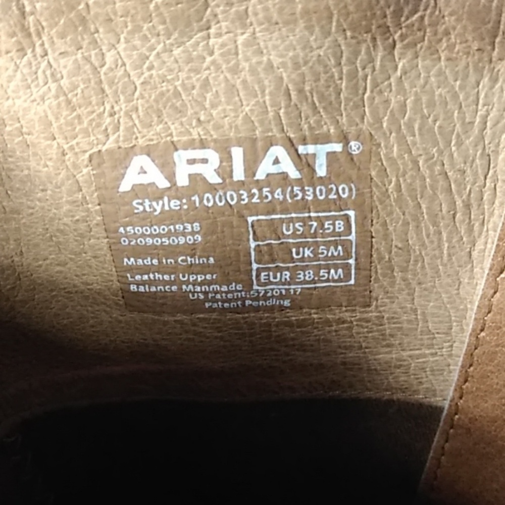 Ariat York Fashion Boots size 7.5 - Picture 7 of 8